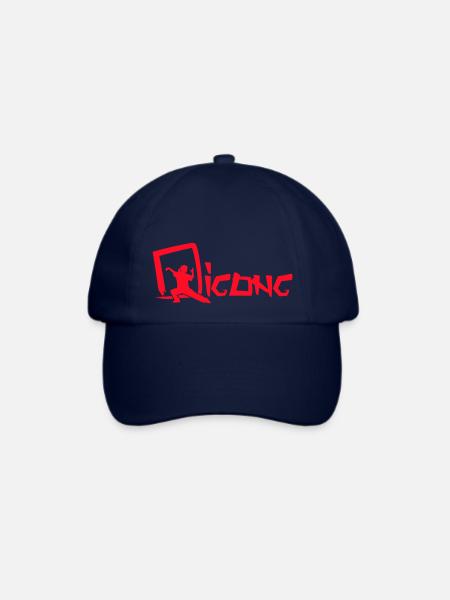 Qigong logo - Baseballkappe - Blau/Blau