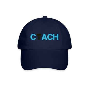 badminton coach - Baseballkappe - Blau/Blau - Vorne