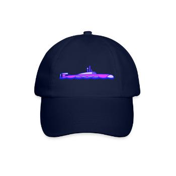 Aufgetauchtes U-Boot Wasseroberfläche Tauchgang - Baseballkappe - Blau/Blau - Vorne
