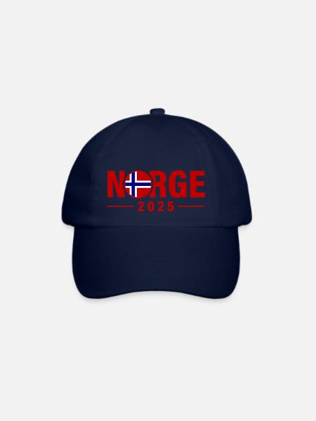 Norwegen 2025 Norge - Baseballkappe - Blau/Blau