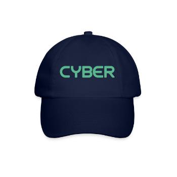 CYBER (Englisch) - Baseballkappe - Blau/Blau - Vorne