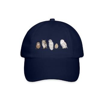 Eulen Freunde - Baseballkappe - Blau/Blau - Vorne