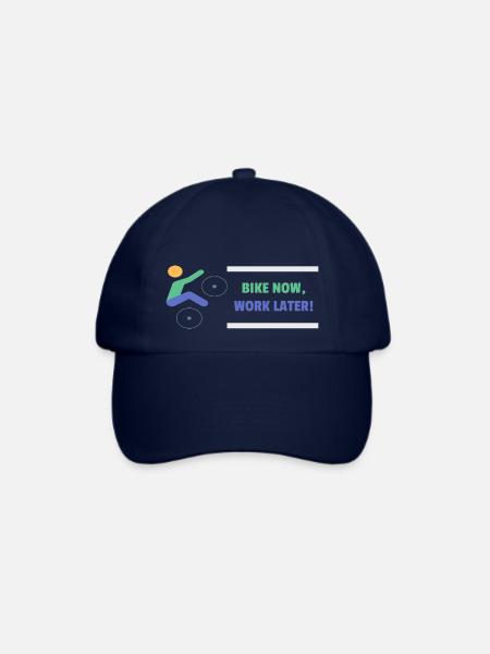 Fahrrad - Baseballkappe - Blau/Blau
