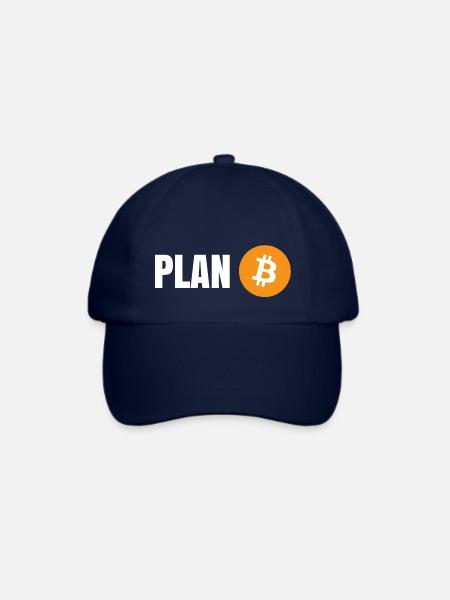 Bitcoin - Plan B - Baseballkappe - Blau/Blau