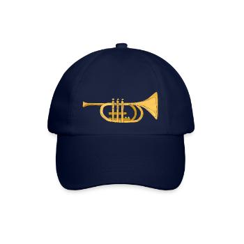 Musikinstrument - Baseballkappe - Blau/Blau - Vorne