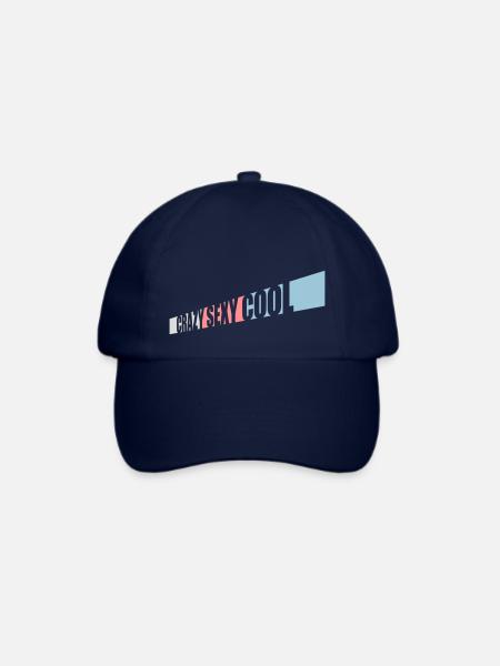 crazy sexy cool Design - Baseballkappe - Blau/Blau