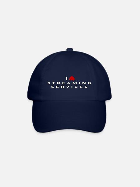 Ich hasse Streaming-Dienste - Baseballkappe - Blau/Blau