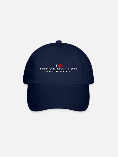 Ich hasse Informationssicherheit - Baseballkappe - Blau/Blau