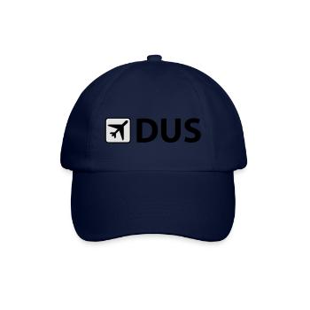 Airport - Flughafen - DUS - Düsseldorf - 3 Letter - Baseballkappe - Blau/Blau - Vorne