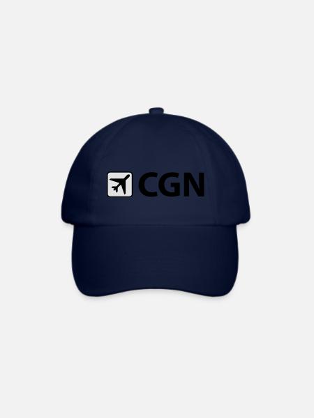 Airport - Flughafen - CGN - Cologne - Köln - 3 - Baseballkappe - Blau/Blau