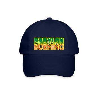 babylon burning 01 - Baseballkappe - Blau/Blau - Vorne