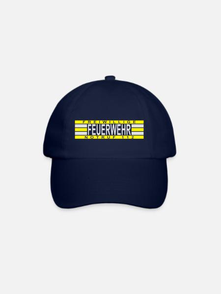 Freiwillige Feuerwehr Notruf 112 - Baseballkappe - Blau/Blau