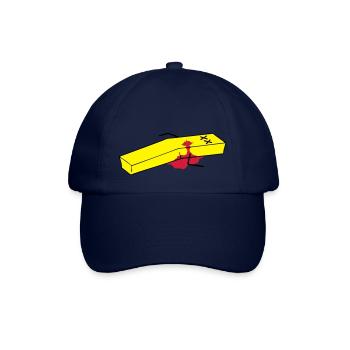 Pommes - Baseballkappe - Blau/Blau - Vorne