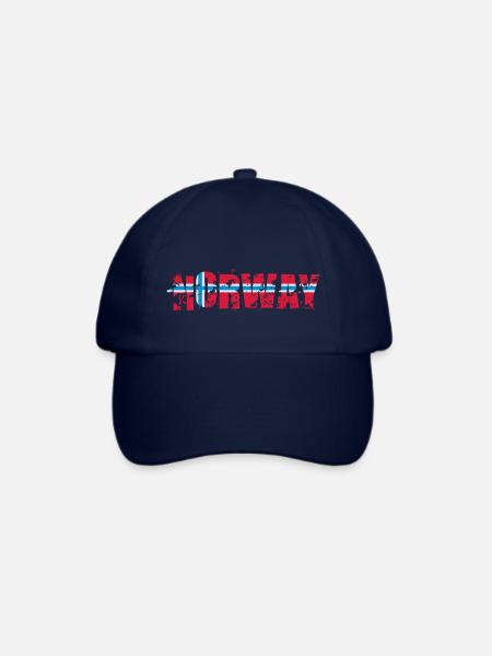Norway Norwegen - Baseballkappe - Blau/Blau
