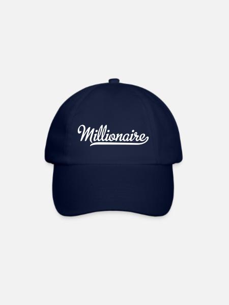 Millionär - Baseballkappe - Blau/Blau
