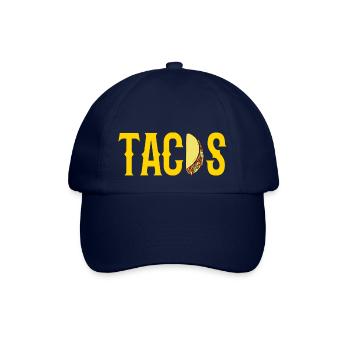 tacos - Baseballkappe - Blau/Blau - Vorne