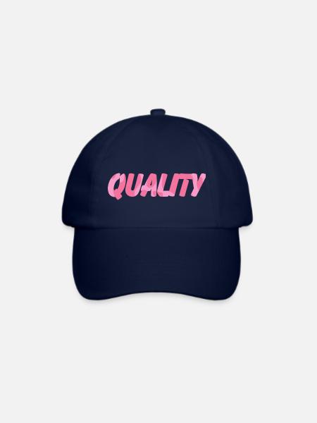 Qualität rosa - Baseballkappe - Blau/Blau