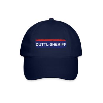 Politesse - Polizistin - Duttlsheriff - Mundart - Baseballkappe - Blau/Blau - Vorne