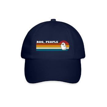 Lustige und beängstigende Buh-Ew-Leute - Baseballkappe - Blau/Blau - Vorne
