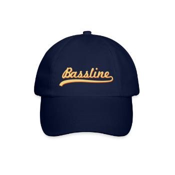 Bassline / Dubstep / Techno / Bass - Baseballkappe - Blau/Blau - Vorne