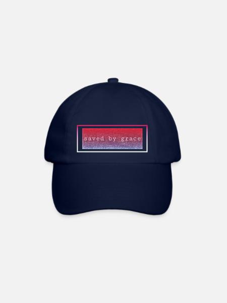 Saved by grace - Baseballkappe - Blau/Blau