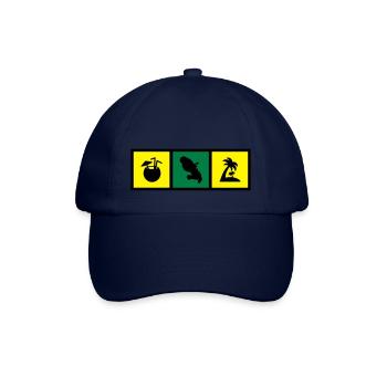 martinique / 972 / Frankreich / Karibik - Baseballkappe - Blau/Blau - Vorne
