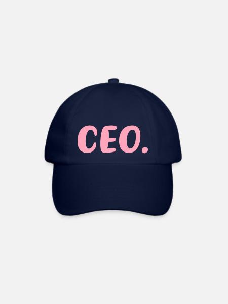 CEO Female Entrepreneur - Baseballkappe - Blau/Blau