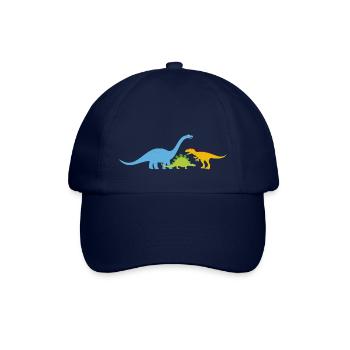 Dinos Dinosaurier - Baseballkappe - Blau/Blau - Vorne