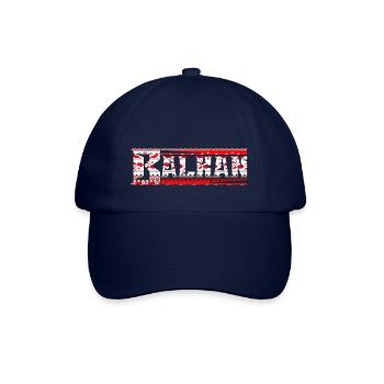 Exyu Balkan Rock Bosnien Kroatien Serbien - Baseballkappe - Blau/Blau - Vorne