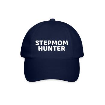Stepmom Hunter Geschenk - Baseballkappe - Blau/Blau - Vorne