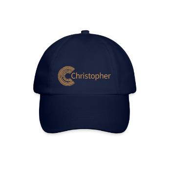 Für Christopher - Baseballkappe - Blau/Blau - Vorne