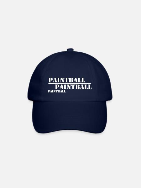 Paintball Airsoft - Baseballkappe - Blau/Blau