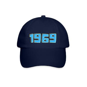 1969 das beste Jahr in Blau - Baseballkappe - Blau/Blau - Vorne