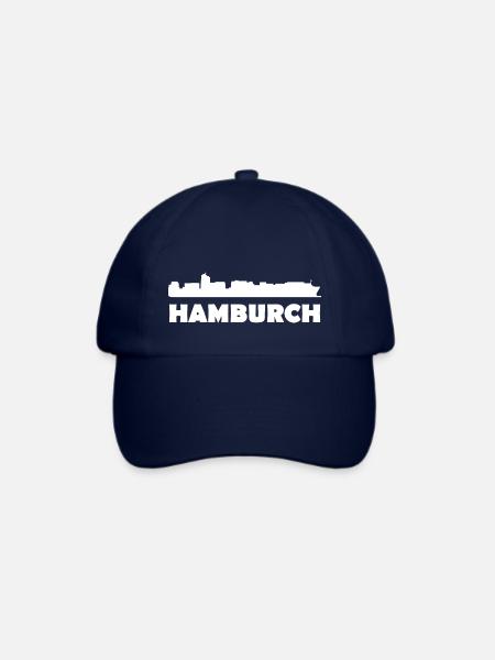 Hamburg auf Einheimisch - Baseballkappe - Blau/Blau