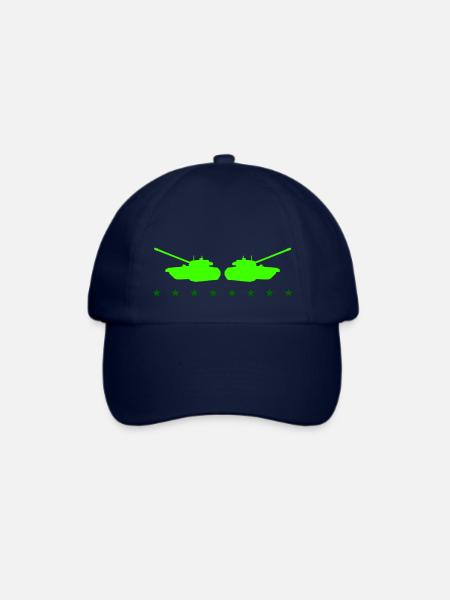 panzer - Baseballkappe - Blau/Blau