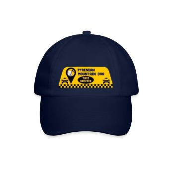 Pyrenäen-Sennenhund-Taxiservice - Baseballkappe - Blau/Blau - Vorne