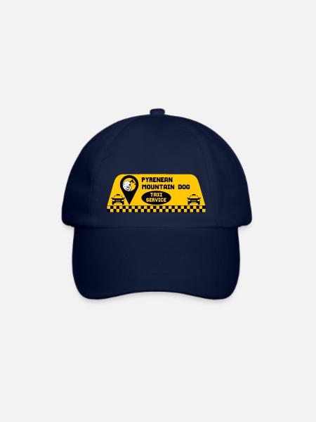 Pyrenäen-Sennenhund-Taxiservice - Baseballkappe - Blau/Blau