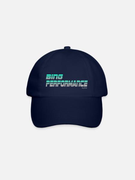 bing performance 1 - Baseballkappe - Blau/Blau