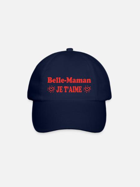Stiefmutter, ich liebe dich - Baseballkappe - Blau/Blau