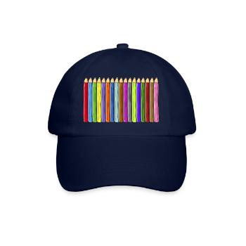Bleistifte - Baseballkappe - Blau/Blau - Vorne