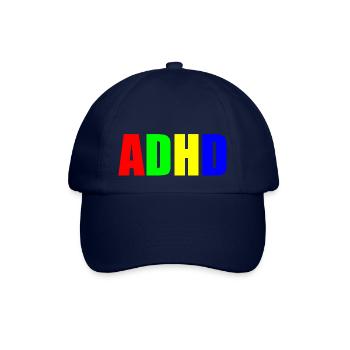 ADHS-Zitat - Baseballkappe - Blau/Blau - Vorne