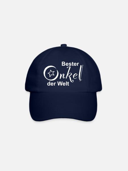 Bester Onkel der Welt Design - Baseballkappe - Blau/Blau