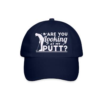 Siehst du dir meinen Putt an? - Baseballkappe - Blau/Blau - Vorne