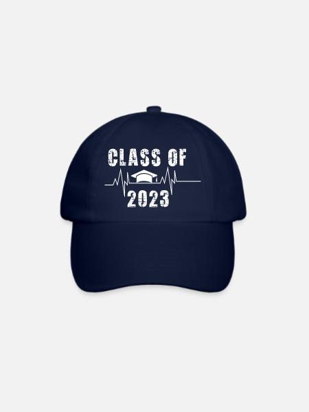 Klasse von 2023 Heartbeat - Baseballkappe - Blau/Blau