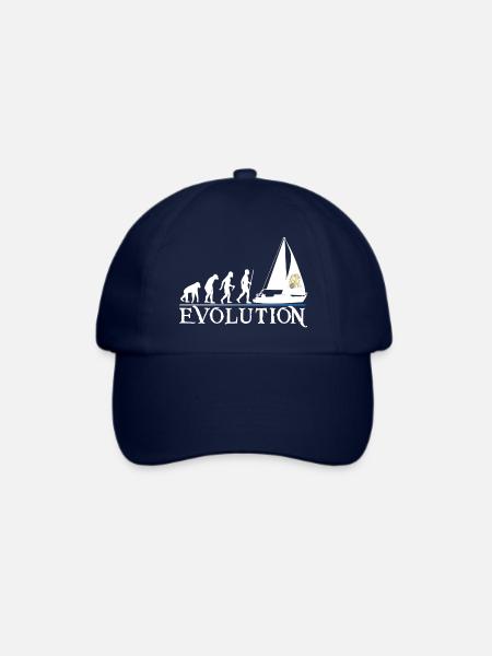 Evolution weiße Ausführung - Baseballkappe - Blau/Blau