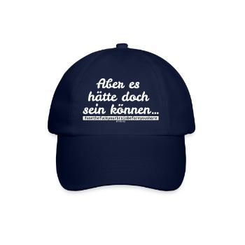 Mimikama Aber es hätte doch sein können - Baseballkappe - Blau/Blau - Vorne
