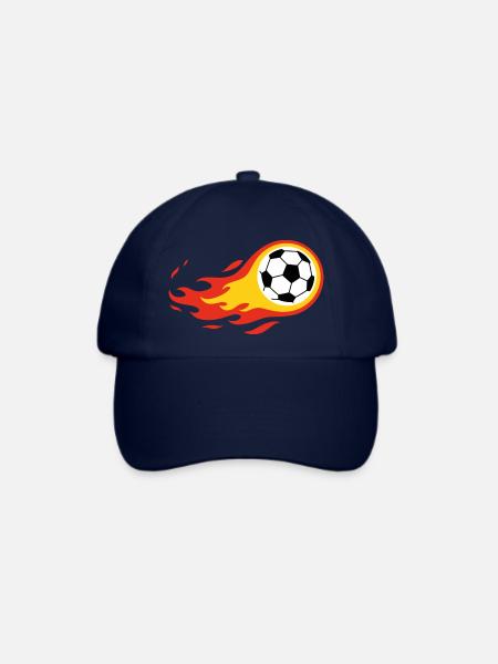 Fußball Deutschland Germany Komet Fanshirt - Baseballkappe - Blau/Blau