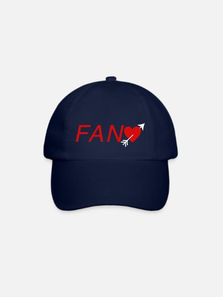 Fanø Herzen - Baseballkappe - Blau/Blau