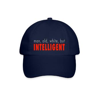 but intelligent - Baseballkappe - Blau/Blau - Vorne