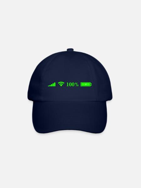 Internet - Baseballkappe - Blau/Blau
